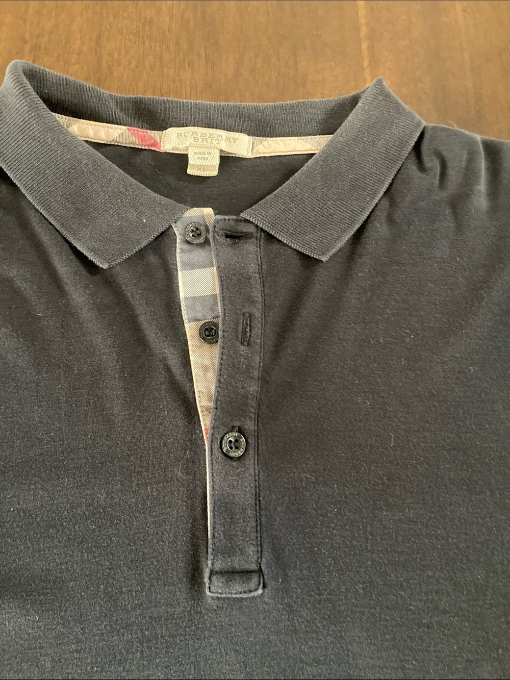 Burberry Brit black polo slim fit - Picture 1 of 9